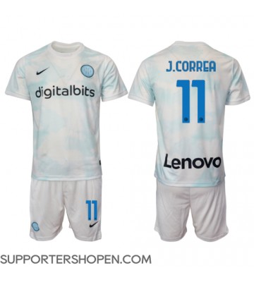 Inter Milan Joaquin Correa #11 Bortatröja Barn 2022-23 Kortärmad (+ korta byxor)